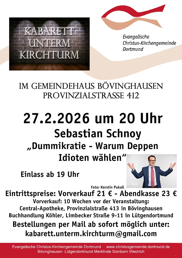 Kabarett mit Sebastian Schnoy