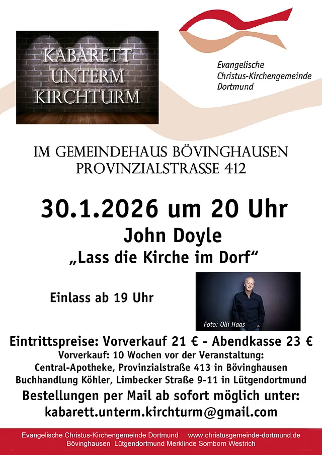 Kabarett mit John Doyle