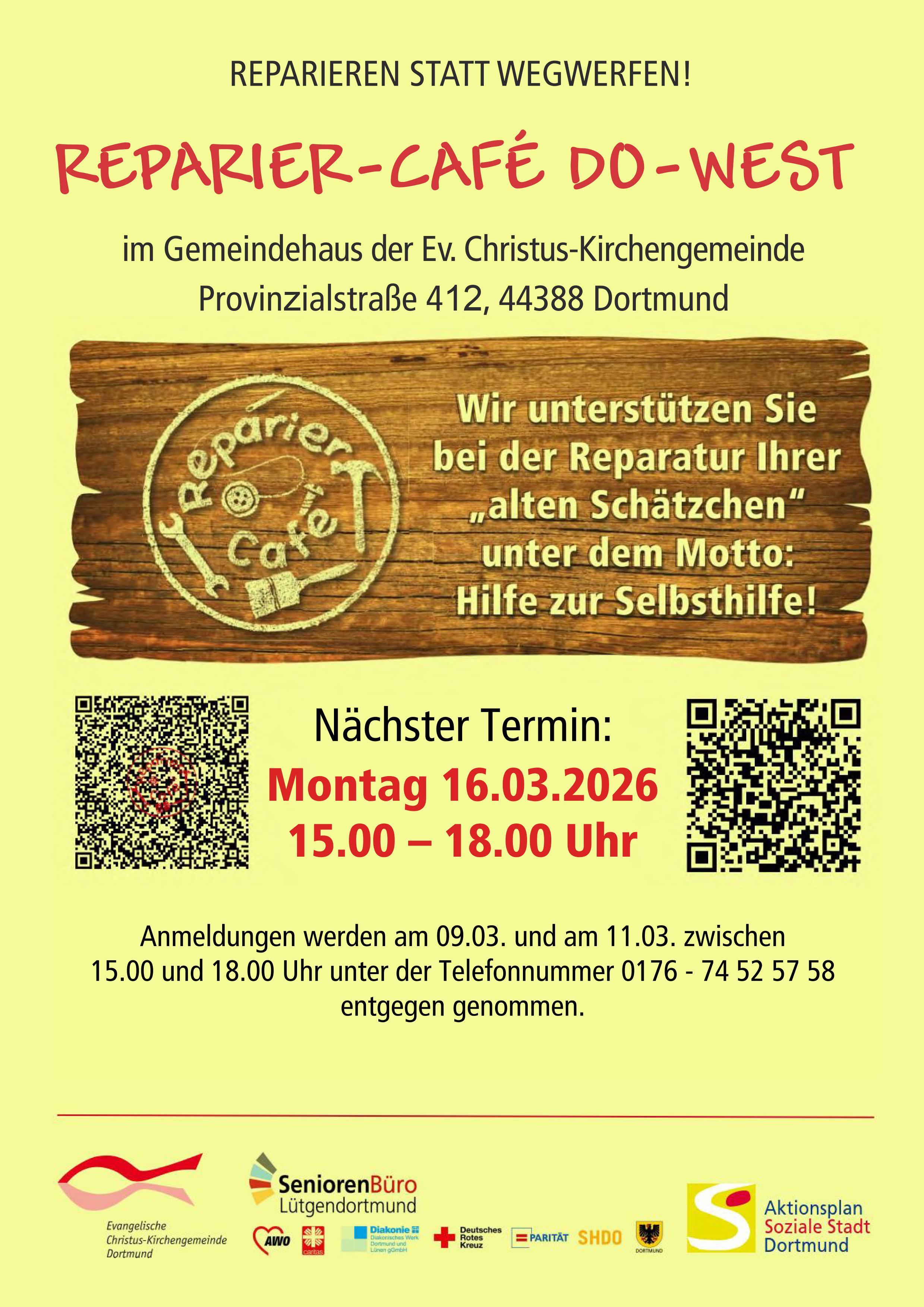 Repariercafé Februar