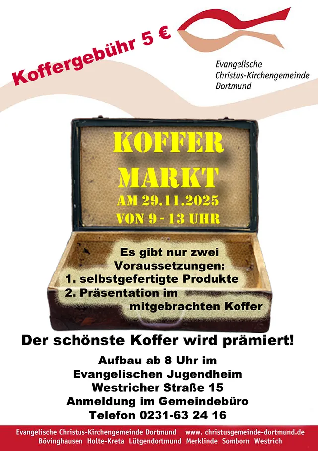 Anmeldung Koffermarkt
