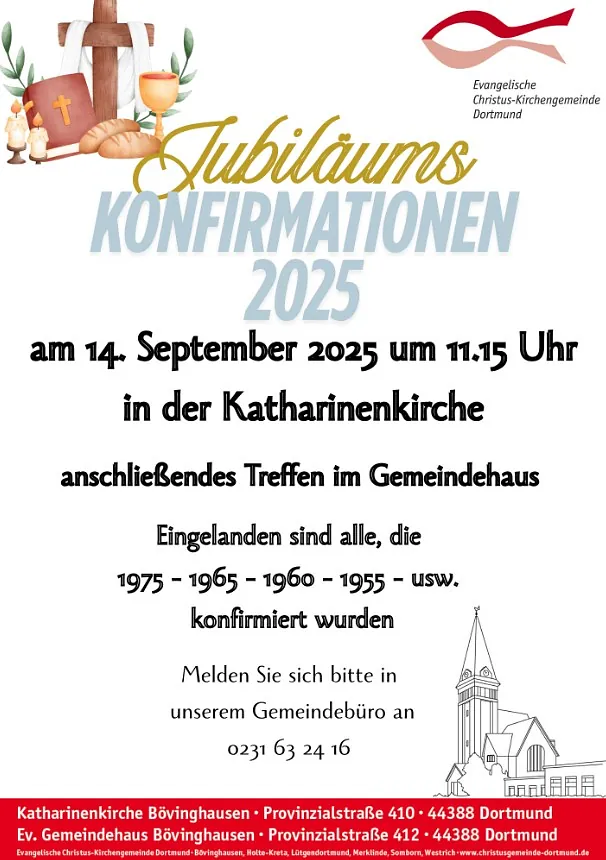 Jubiläumskonfirmation Katharinenkirche