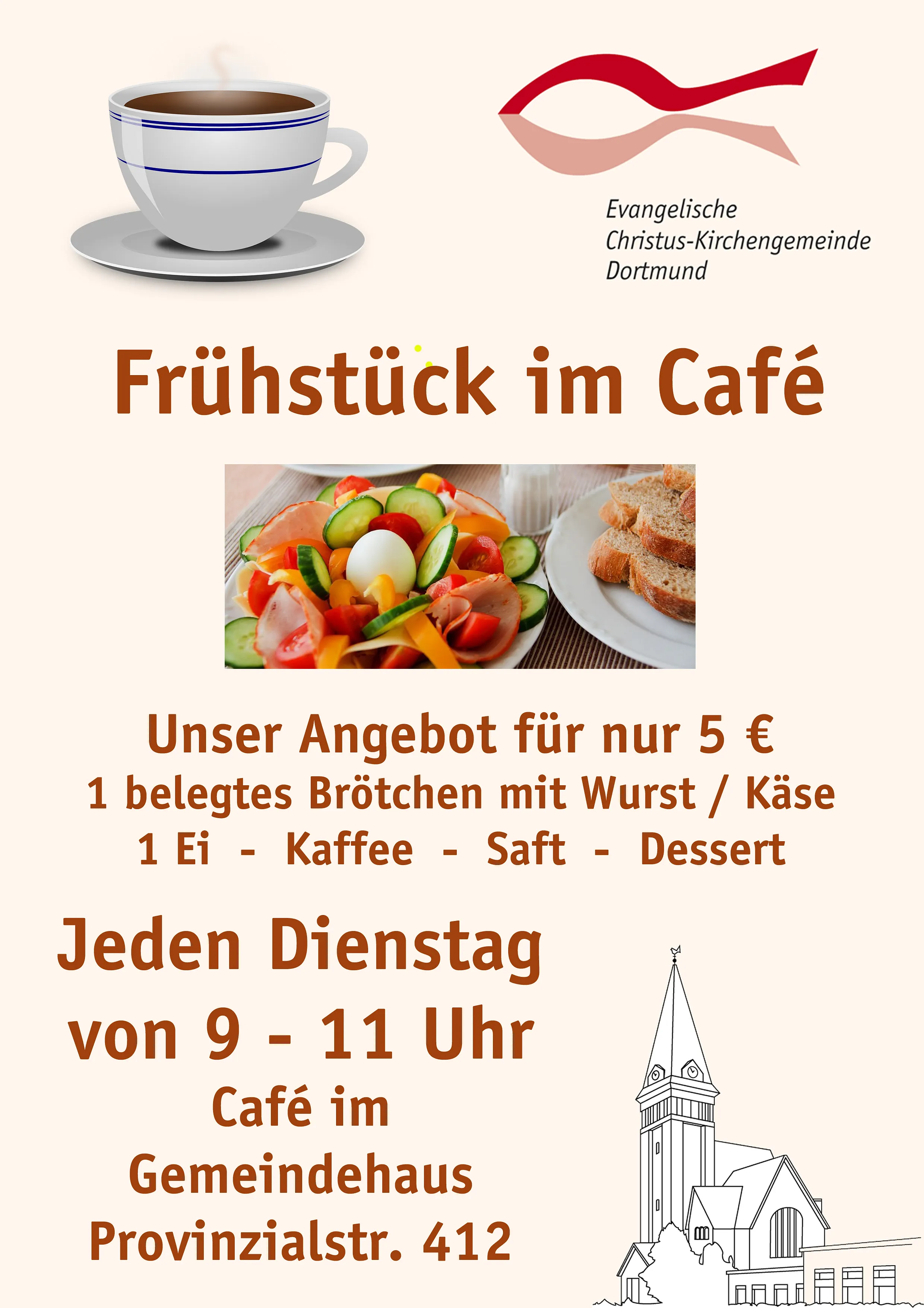 Frühstück im Cafe Bövinghausen