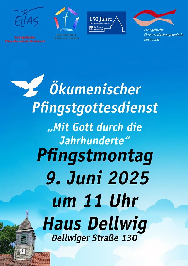 Ökumenischer Pfingstgottesdienst 9.6.25 Haus Dellwig