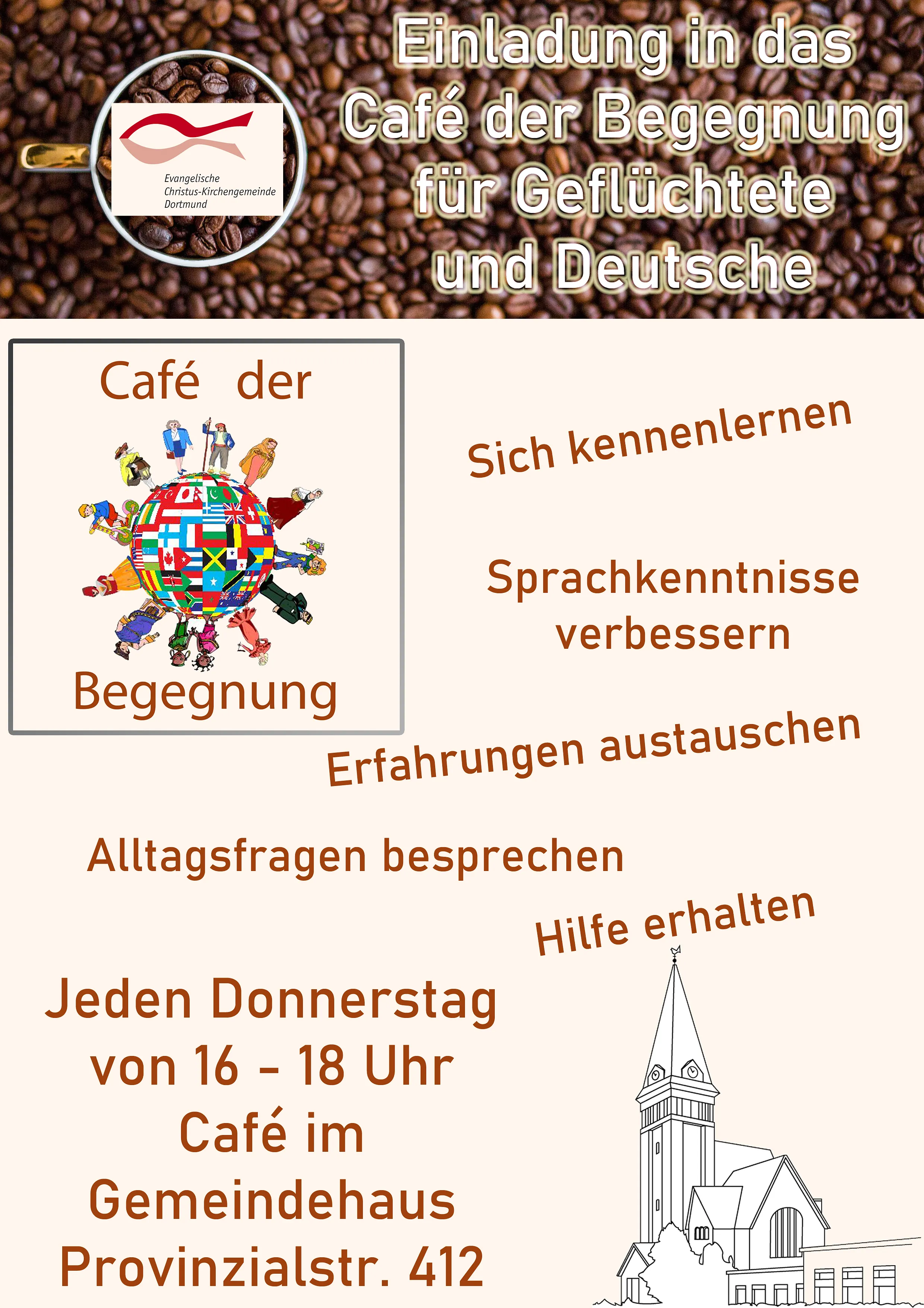 Café der Begegnung jeden Donnerstag Bövinghausen