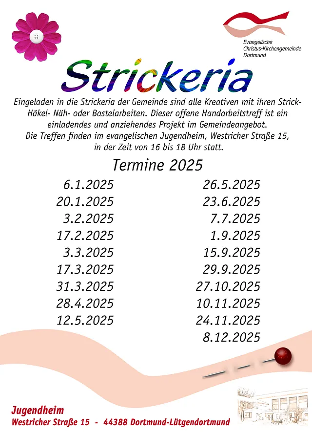 Strickeria Termine 2025